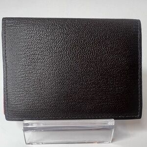 L'arcobaleno Leather Card Case/Wallet | Black/Orange | EUC!! PRELOVED!!✔️🔥